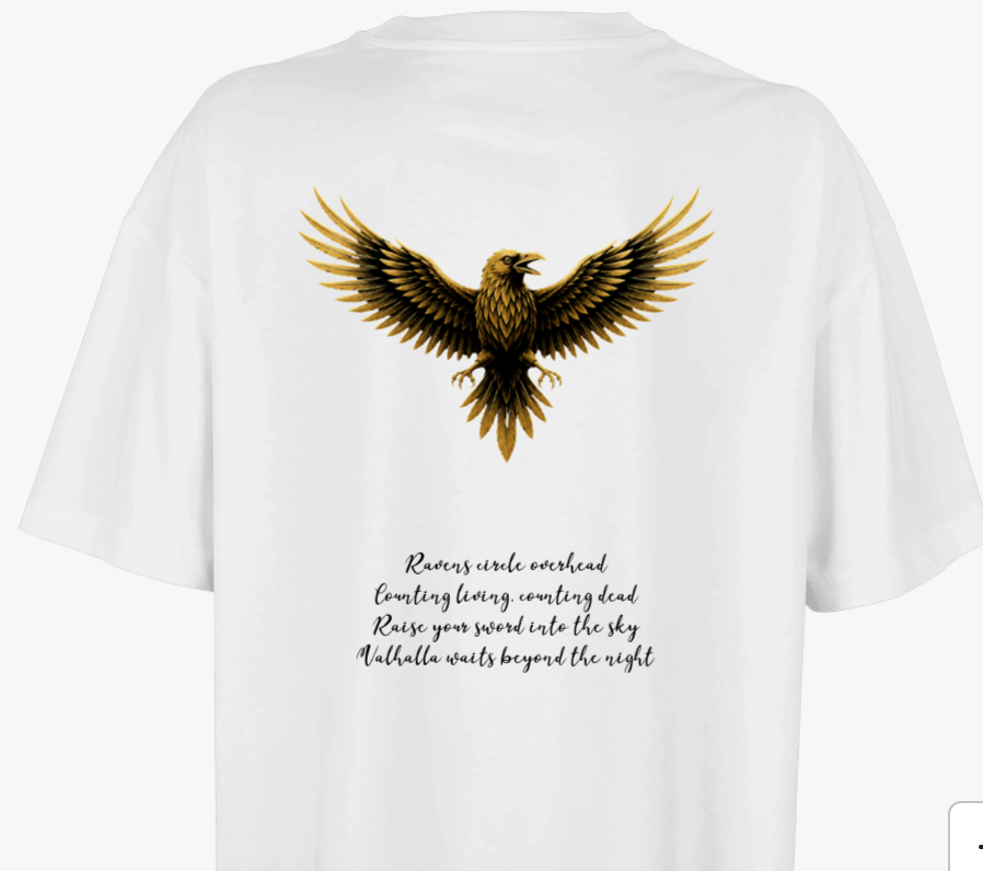 Gull Ravn – Oversized T-skjorte